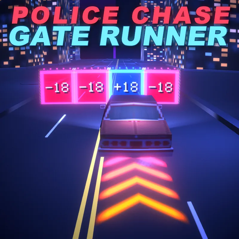 Police Chase Gate Runner