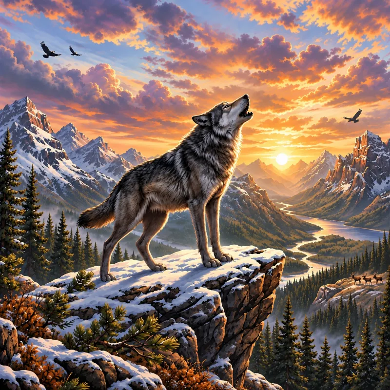 Wild Wolf Simulator Animal Games